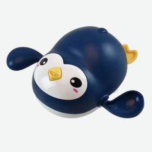Заводная игрушка для купания Qi Chen «Пингвиненок», черный