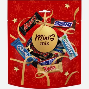 Шоколадный набор Snickers Mixed Minis bag 278 г