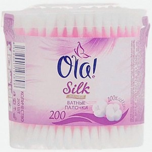 Ватные палочки Ola! Silk Sense 200шт