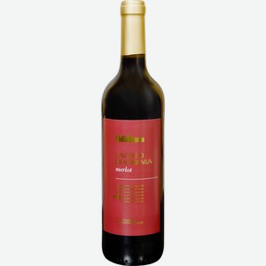 Вино CASTILLO DE BARBARA Мерло ДО Валенсия сорт. кр. сух., Испания, 0.75 L