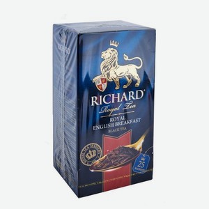 Чай RICHARD Черный Royal English Breakfast 25п*2г к/уп