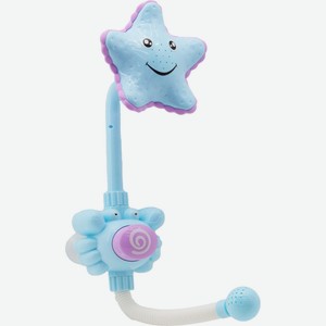 Игрушка для купания Yong Tai «Звездочка» с детским душем, голубая