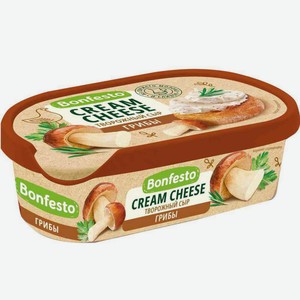 Сыр творожный Bonfesto Кремчиз Грибы 65%, 140 г