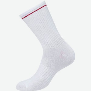 Носки мужские Omsa Active 115 цвет: белый с красной полоской, 39-41 р-р