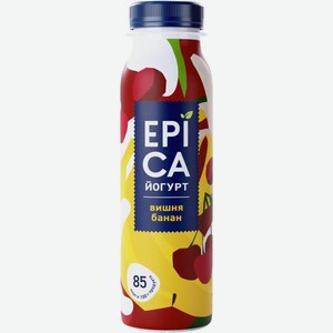 Йогурт питьевой Epica Вишня Банан 2.5% 260мл