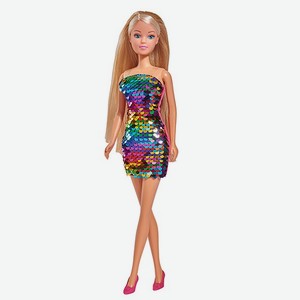 Кукла Simba Штеффи в платье с пайетками, 29 см