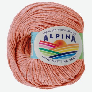 Пряжа Alpina rene 097 розово-красный, 50 г
