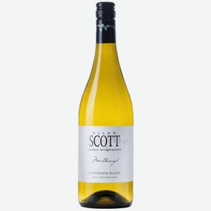 Вино Allan Scott Sauvignon Blanc белое сухое 12 % алк., Новая Зеландия, 0,75 л