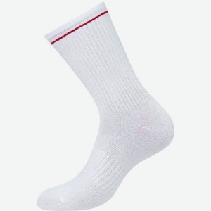 Носки мужские Omsa Active 115 цвет: белый с красной полоской, 45-47 р-р