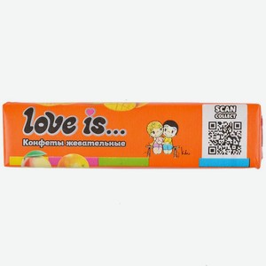 Жевательная конфета Love is манго-апельсин, 20г