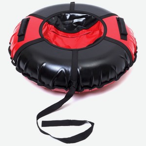 Санки спортивные надувные Saimaa «Вихрь», красно-черные 90 см