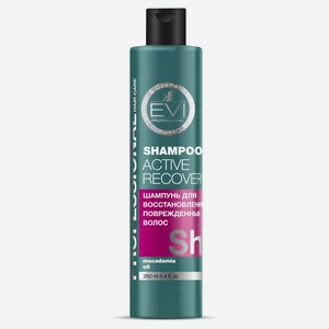 Шампунь для поврежденных волос EVI professional Активное восстановление, 250 мл