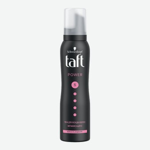 Пена для укладки волос Taft Power Нежность кашемира, для сухих и поврежденных волос, мегафиксация, 150 мл
