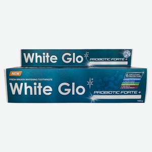 Зубная паста White Glo с пробиотиком, 100 г