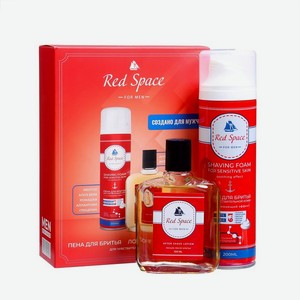 Red Space мужской подарочный набор (пена для бритья, 200мл + лосьон после бритья, 100мл)