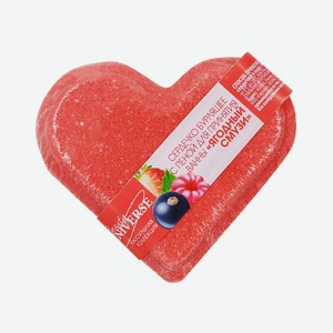 Сердечко бурлящее для ванны Европа 110 г ягодный с