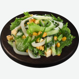 Салат из овощей с кальмарами 500 г