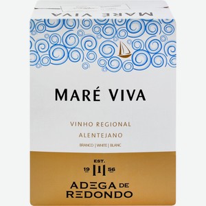 Вино MARE VIVA Алентежу IGP бел. сух., Португалия, 3 L