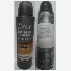 DOVE Дезодорант-спрей 150 мл мужской Mineral & Sandal wood