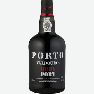 Вино ликерное PORTO VALDOURO Руби Порт Портвейн крепленое кр., Португалия, 0.75 L