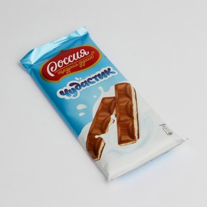 Шоколад молочный РОССИЯ-ЩЕДРАЯ ДУША Чудастик с молочной начинкой, 90 г