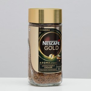 Кофе растворимый NESCAFE Gold Aroma Intenso, ст/б, 85 г