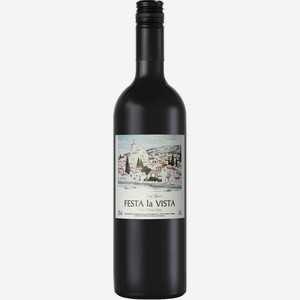 Вино  Феста Ла Виста  ордин. красн/сух 11% 0,75л, Испания