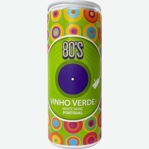 Вино 80 S орд. DOC Виньо Верде Branco бел. п/сух., Португалия, 0.25 L