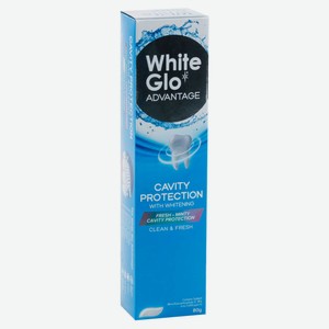Зубная паста White Glo Отбеливающая Защита от кариеса, 80 г