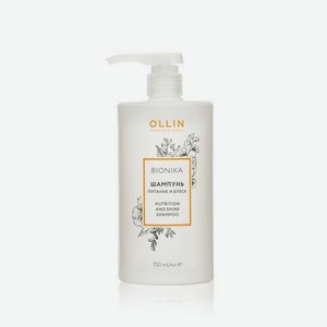 Шампунь для волос Ollin Professional Bionika   питание и блеск   750мл