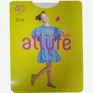 Колготки детские Allure Eva 40 белые р140-146