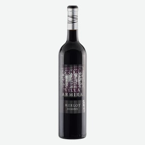 Вино ВИЛЛА АРМИРА, Мерло Резерв, красное сухое (Болгария), 0,75л
