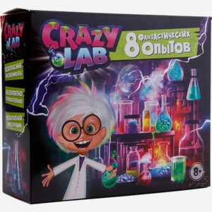 Игровой набор Crazy Lab научно-познавательный 8в1