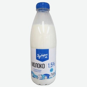Молоко Хуторок 1.5% 900мл, пластиковая бутылка