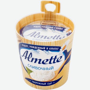 Сыр творожный Almette Сливочный 60%