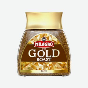 Кофе Milagro Gold Roast растворимый сублимированный в стеклянной банке