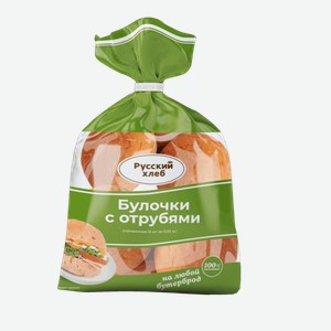 Булочка Русский хлеб с отрубями, 6х
