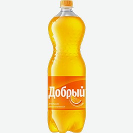 Газированный Напиток Добрый, Апельсин, Кола, Лимон/лайм, 1,5 Л