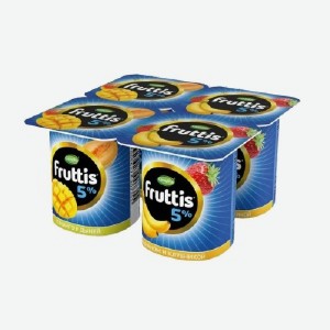 Йогуртовый продукт  Фруттис , сливочное лакомство, в ассортименте, 5%, 115 г