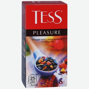 Чай Tess 25пак*1,5г плэжа черный с фруктовыми доба