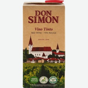 Вино DON SIMON кр. сух., Испания, 1 L