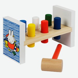 Развивающие игрушки Miffy by Totum «Блок с колышками и молотком»