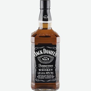 Виски зерновой Jack Daniel s Tennessee Old №7 40 % алк., США, 1 л