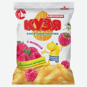 Палочки кукурузные «Русскарт» КУЗЯ Лакомкин со вкусом малина, 50 г