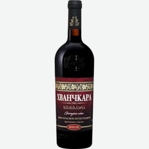 Вино Мирони Хванчкара RACHA Красное Полусладкое 0.75л