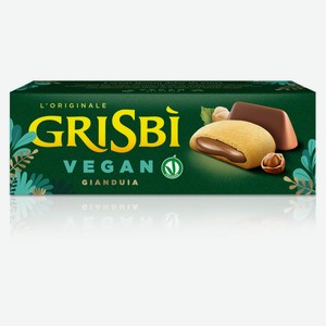 Печенье Grisbi с бархатистым кремом Джандуя Vegan, 135 г
