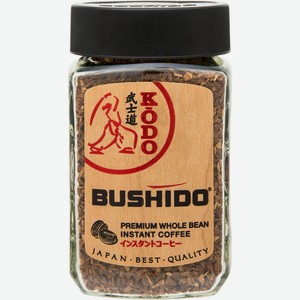 Кофе Bushido Kodo растворимый с добавлением молотого, 95г