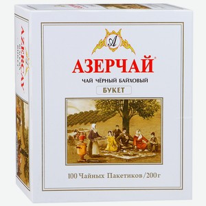 Чай черный Azercay Букет в пакетиках 100 шт, 200 г