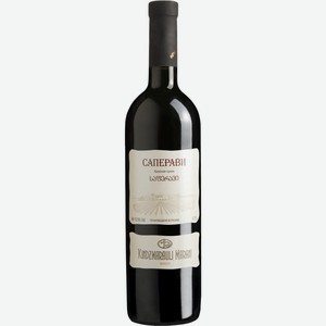 Вино KINDZMARAULI MARANI Саперави орд. сорт. кр. сух., Грузия, 0.75 L