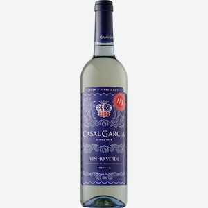 Вино CASAL GARCIA Виньо Верде ординарное DOC бел. п/сух., Португалия, 0.75 L